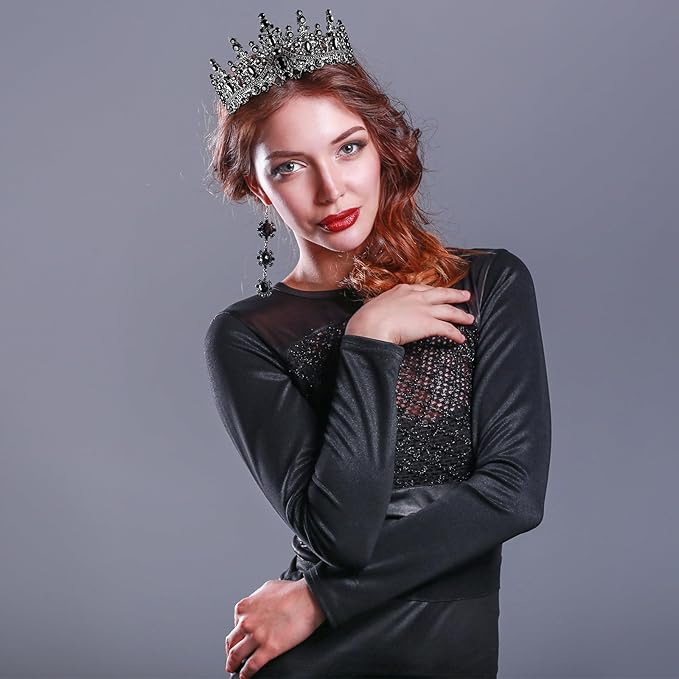 Tiaras and Crowns for Women Princess Crystal Tiara Crown with Comb Rhinestone Hair Accessories