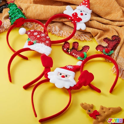 JOYIN 14 PCS Christmas Headbands with Different Designs Party Holiday Headbands for Kids Women Men Christmas Holiday Parties Favors (ONE Size FIT ALL)
