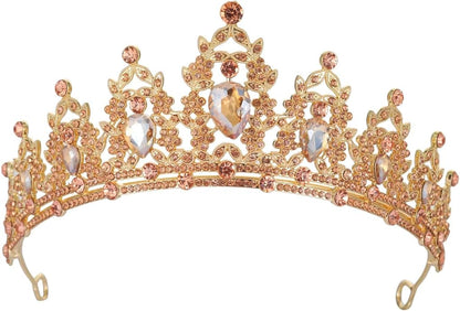 tiaras and crowns for women queen crowns for Women and Girls Crystal Princess Tiaras Rhinestone Tiaras For Wedding Bridal Birthday Prom Pageant Party