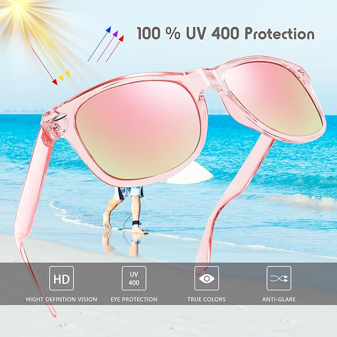 Pibupibu Neon Colors Party Favor Supplies Unisex Sunglasses Pack of 8