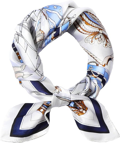 Neck Scarf For Womens Silky Head Scarves Hair Bandanas Square Scarf Fashion Accessories lightweight