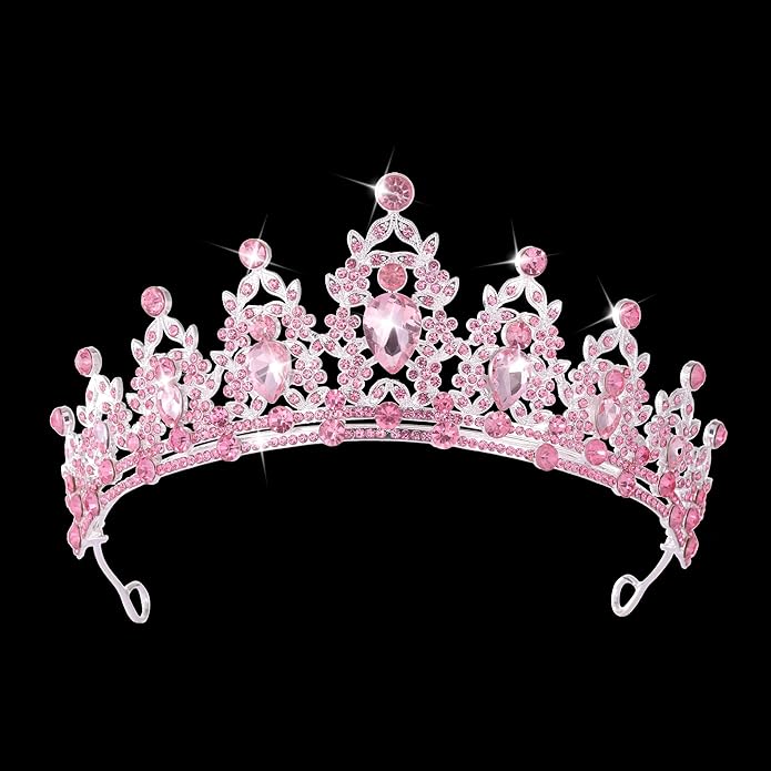 Crystal Tiaras and Crowns for Women - Wedding and Birthday Party Princess Crown Hair Accessories For Wedding, Prom, Pageant Celebration Party A3