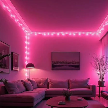 100 Count Pink Lights for Valentine's Day Decorations 20ft Mini Christmas String Lights White Wire Incandescent Bulb Waterproof Fairy Lights for Indoor Outdoor Xmas Tree Valentine's Day Décor
