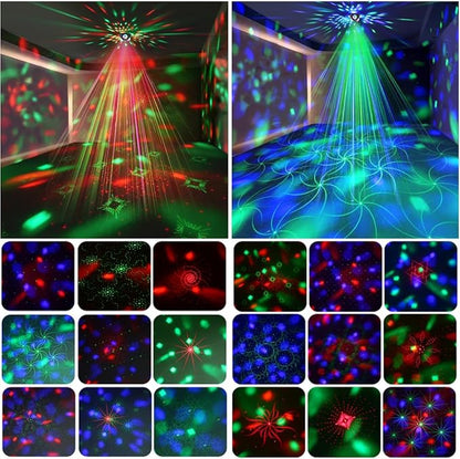 Disco Ball Lights for Parties, Party Dj Lights 3 Magic Ball Sound Activated Strobe Stage Disco Dj Light with Remote Control for Home Karaoke Dance Birthday Wedding Club Party Decoration
