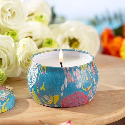 Scented Candles, 4 Packs 4.4oz Candle Set, Soy Candles for Home Scented, Aromatherapy Candle for Stress Relief, Bathing, Ideal Gifts for Women Birthday, Thanksgiving, Christmas, Get Well Soon Gifts