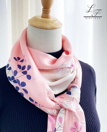 Head Scarf Hair Neck Scarves For Women Purse Bag Scarfs For Handbags Silky Long Thin Satin Headscarf Fashion