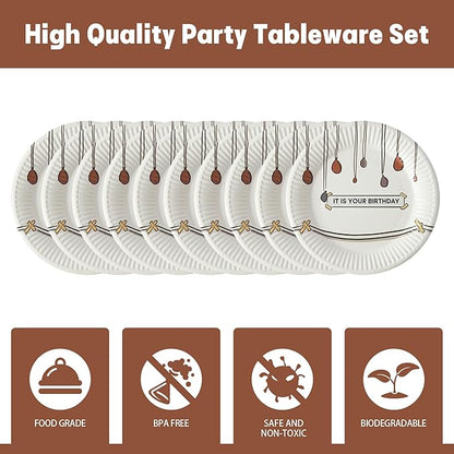 40 PCS It Is Your Birthday Disposable Plates 7”, The Office Merchandise Paper Plates Birthday Party Decoration, Party Supplies for The Office TV Show Fans, Coworkers, Family and Friends