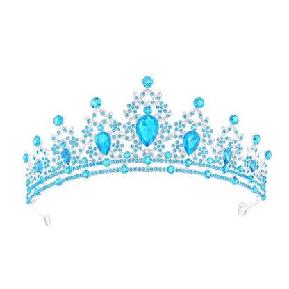 Princess Tiara and Crown for Women Wedding Tiaras for Bridal girls Tiaras and Crystal Crowns Rhinestone Headband Metal Hair Accessories for Costume Birthday Party Prom Gifts