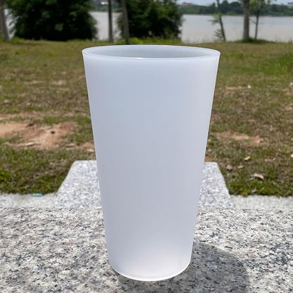 AOYITE Large Plastic Cups Reusable - 32 oz Big Drinking Cups set of 8 - BPA Free Dishwasher Safe Water Tumblers - Unbreakable Drink Cup for Kids Kitchen Outdoor
