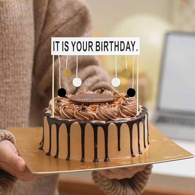 The Office Birthday Decoration Cake Topper, Office Prank Party Birthday Banner Toppers, Office Theme Party Merch (1)