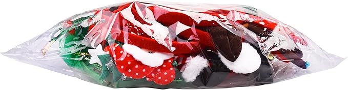 BQTQ 12 Pieces Christmas Headbands Xmas Party Costume Headband for Christmas Holiday Favor