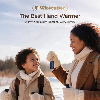 OCOOPA Magnetic Hand Warmers Rechargeable 2 Pack, UL Safety Heat 100-126°F, 3-Settings, Pocket-Sized, Max. 8 Hrs Long Lasting,Great for Raynauds, Golf, Hunting, Camping, Gifts for Men Women, UT3 Lite