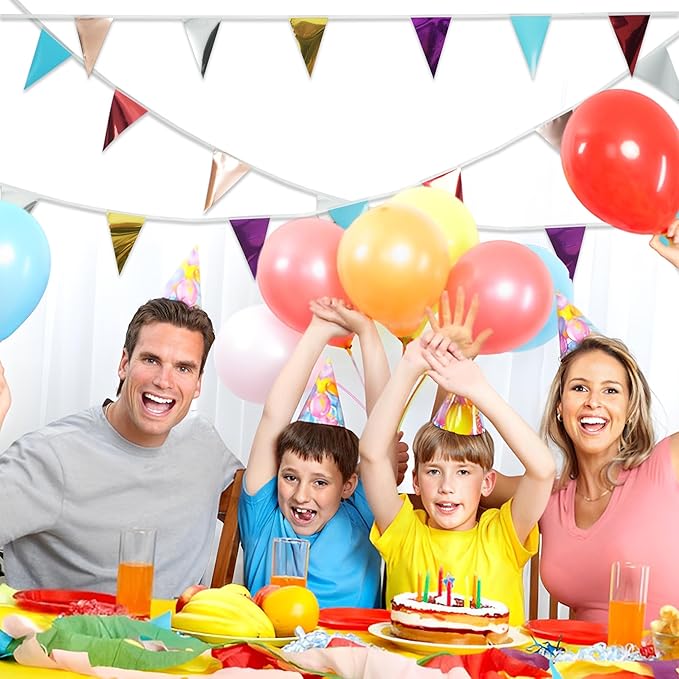 Pennant Banner Flags (Colorful(Metal))