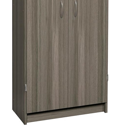 ClosetMaid Pantry Cabinet Cupboard with 2 Doors, Adjustable Shelves, Standing, Storage for Kitchen, Laundry or Utility Room, White