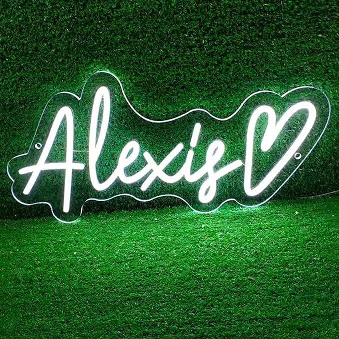 YSMNDE Custom Neon Signs, Dimmer Custom LED Signs for Wall, Personalized Neon Sign for Wedding Birthday Party Home Wall Decor Business Shop Name (Optional 20" to 55")