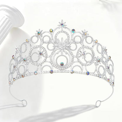 Stellar Crown for Women & Princess Tiaras, Wicth Merch Hat Accessories for Halloween, Bubble Headpiece for Women Party Dress Outfits