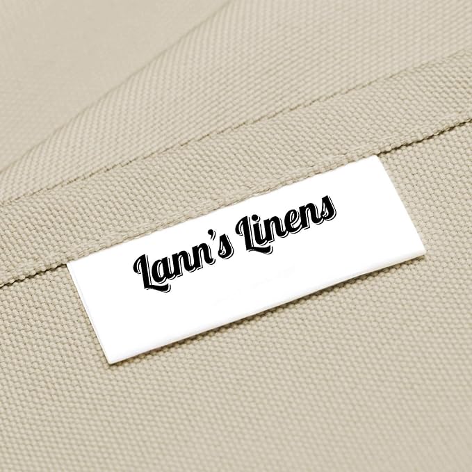 Lann's Linens - 10 Premium 132" Round Tablecloths for Wedding/Banquet/Restaurant - Polyester Fabric Table Cloths - Beige