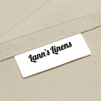 Lann's Linens - 10 Premium 132" Round Tablecloths for Wedding/Banquet/Restaurant - Polyester Fabric Table Cloths - Beige