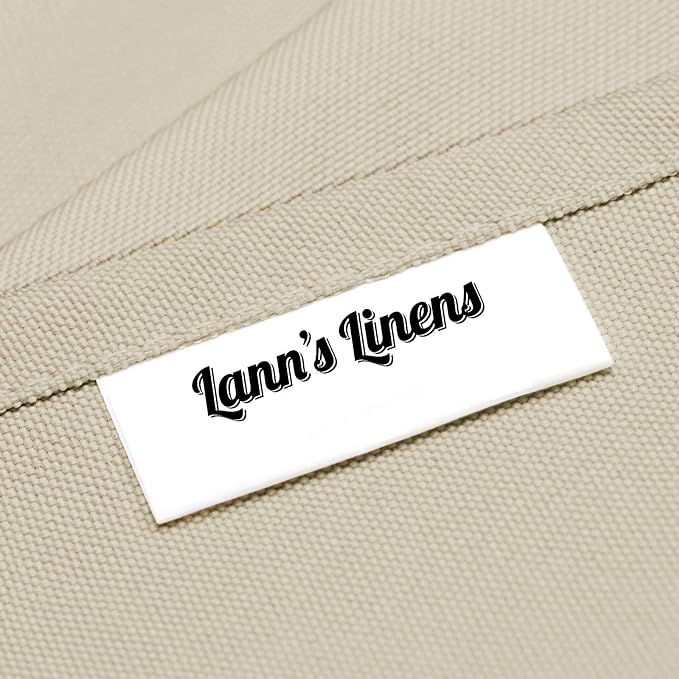 Lann's Linens - 10 Premium 120" Round Tablecloths for Wedding/Banquet/Restaurant - Polyester Fabric Table Cloths - Beige