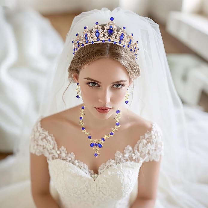 Kamirola - Queen Crown and Tiaras Princess Crown for Women and Girls Crystal Headbands for Bridal, Princess for Wedding and Party（01）