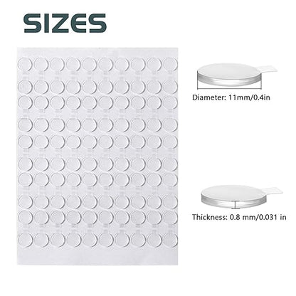 Adhesive Stick dots Two-Sided Sided Mounting Putty Stick Tack for Wall Hanging Crafts Balloons Festival Party Decorations,Clean Removable(0.4"*0.4"-900)