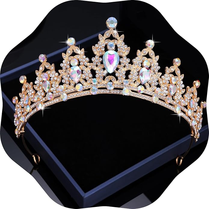 Kamirola - Queen Crown and Tiaras Princess Crown for Women and Girls Crystal Headbands for Bridal, Princess for Wedding and Party（01）