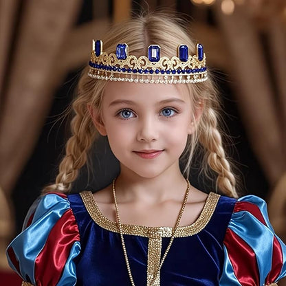 Audrey Descendant Crown,Princess Gold Crown,Halloween costume crown Birthday Party Gifts for Her