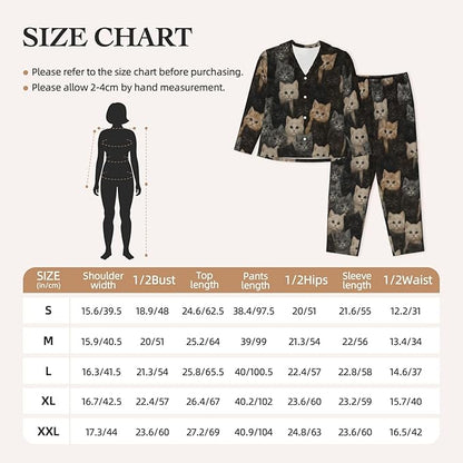 Retro Bee And Floral Women'S Pajama Sets Ultra-Soft Printed Sleepwear