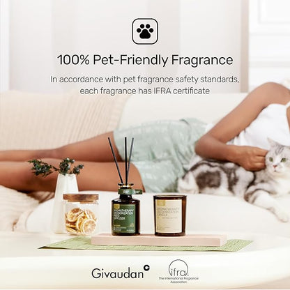Odor Eliminating Candle, Berry Rum Scented Candle, Pet-Friendly Soy Candles, 60 Hours, 7 oz