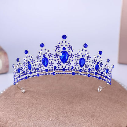 Princess Tiara and Crown for Women Wedding Tiaras for Bridal girls Tiaras and Crystal Crowns Rhinestone Headband Metal Hair Accessories for Costume Birthday Party Prom Gifts