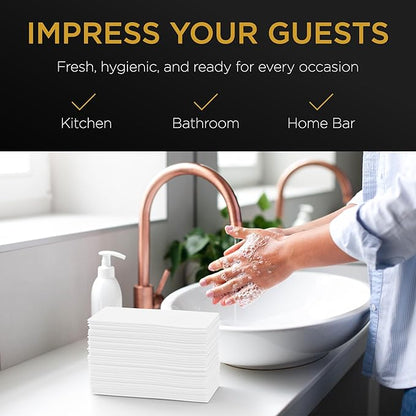 Inspire Contemporary Collection Disposable Hand Towels/Napkins (Case Of 800)
