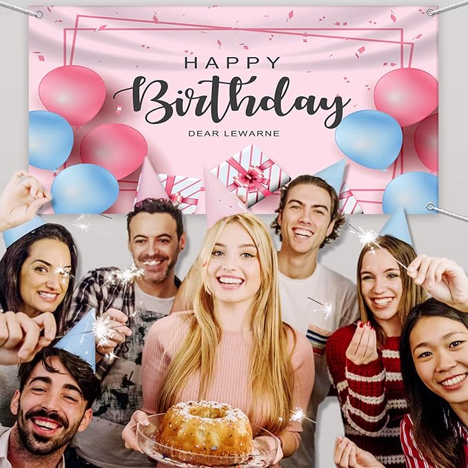 Custom Banners and Signs Customize for Outdoor Indoor, Customize Photo Logo Text Polyester Banner Decoration Backdrop for Business Party Birthday Graduation Wedding Event (4'x6')
