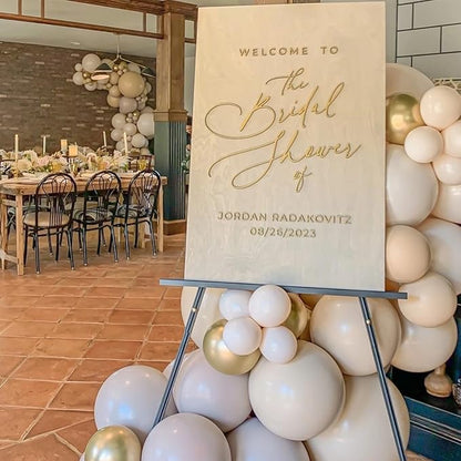 Patimate Beige Blush Neutral Balloons Set, 50 pcs 12 inch Metallic Champagne Blush Beige Sand White Latex Balloons Kit for Bridal Shower Bachelorette Teddy Bear Baby Shower Wedding Party Decorations