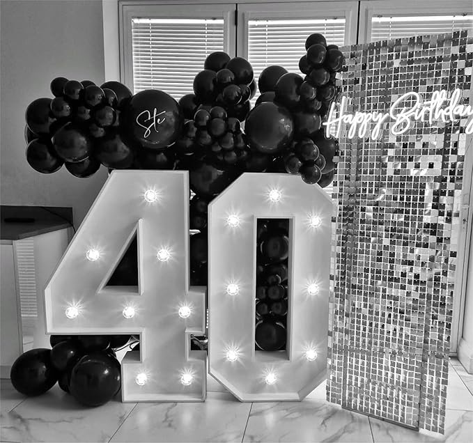 Shimmer Wall Backdrop Silver Square Sequin Wall Panel Backdrop Decor for Wedding, Anniversary, Birthday, Party, 24 Panels