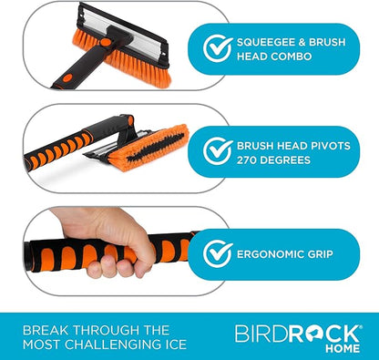 ‎Snow MOOver 39" Extendable Snow Brush with Squeegee & Ice Scraper | Foam Grip | Auto Snow Brush | Auto Ice Scraper | Car Truck SUV