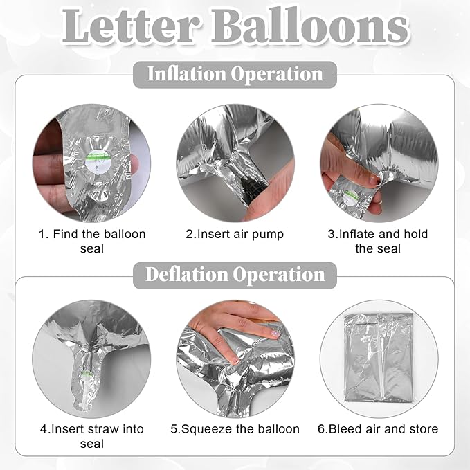 40inch Silver BRIDE Letter Balloons, Giant Silver Bride Foil Helium Balloon Banner with Heart Balloon for Bride to Be Wedding Engagement Bridal Shower Bachelorette Party Decoration