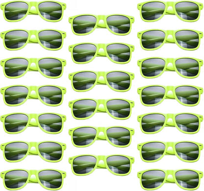 YQVIE 20 Pack Wholesale Sunglasses for Men Women in Bulk 70s Retro Cheap Glasses for Party Supplies