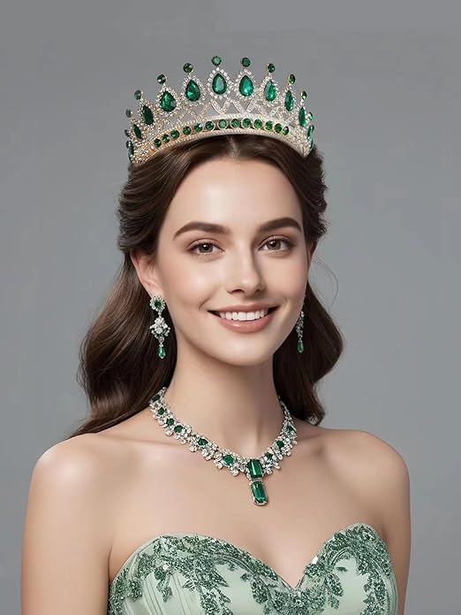 Kamirola Tiaras Princess Crown for Women and Girls Crystal Headbands for Bridal, Princess for Wedding and Party(TR21)
