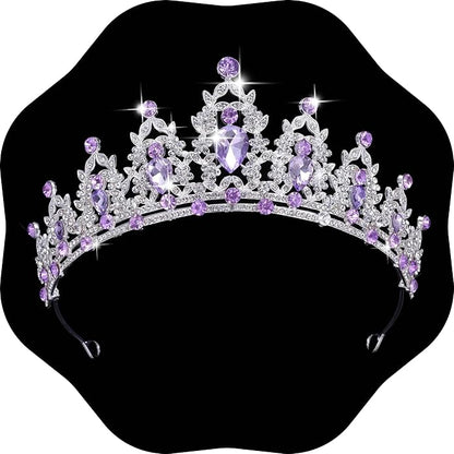 Kamirola - Queen Crown and Tiaras Princess Crown for Women and Girls Crystal Headbands for Bridal, Princess for Wedding and Party（01）
