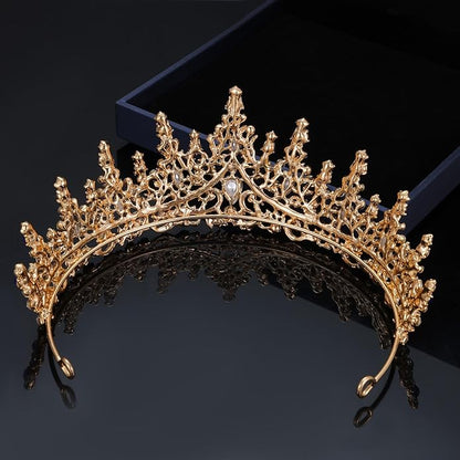 Kamirola Tiaras and Crowns for Women,Tiaras Earrings Necklace, Crystal Bridal Jewelry Set (TR48)