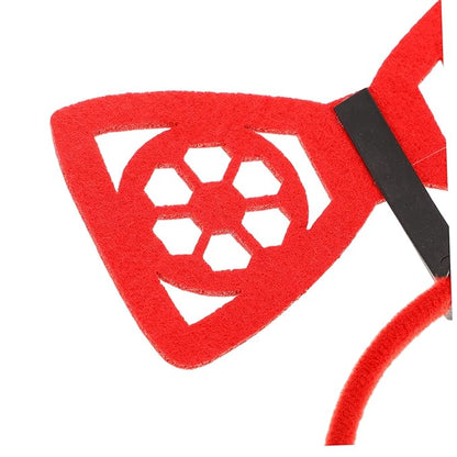 LIFKOME 3pcs Football Head Boppers Soccer Themed Hairbands with Bowknot Design for Festival Party Cheerleading Sports Accessories