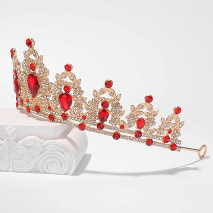 tiaras and crowns for women queen crowns for Women and Girls Crystal Princess Tiaras Rhinestone Tiaras For Wedding Bridal Birthday Prom Pageant Party