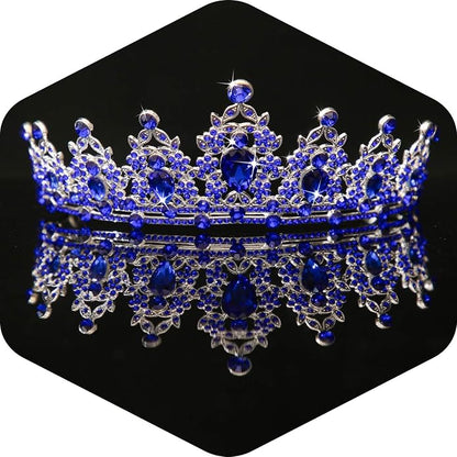 Kamirola - Queen Crown and Tiaras Princess Crown for Women and Girls Crystal Headbands for Bridal, Princess for Wedding and Party（01）
