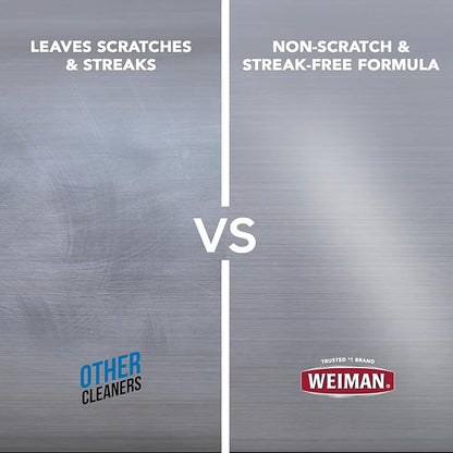Weiman Stainless Steel Cleaner and Polish Wipes, 30 Count