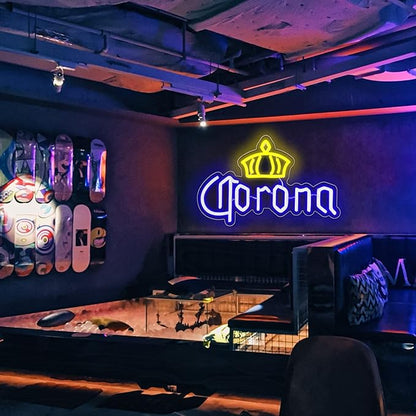 Beer Neon Sign for Wall Decor Bar LED Light Sign for Man Cave Bedroom Home Bar Pub Store Bistro Restaurant Party Club Birthday Gifts Wall Art Size15.8 * 9.7inch(ZLD007)