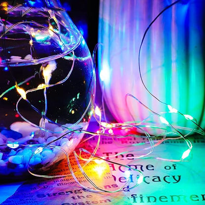 16 Pack 30 Led Fairy Lights Battery Operated String Lights 10 Feet Waterproof Twinkle Lights Mason Jar Lights Silver Wire Fireflyfor Christmas Party Multicolor…
