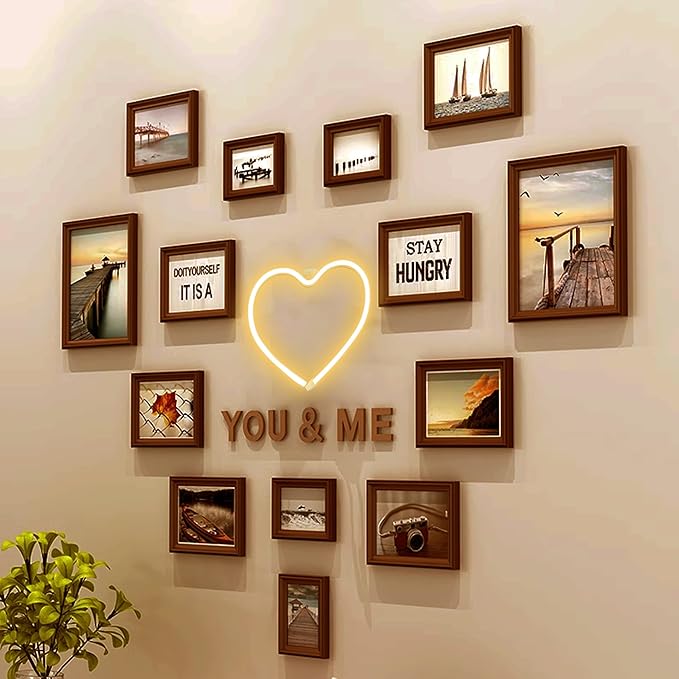 Heart Neon Sign, LED Light 3-AA Battery Operated or USB Powered Decorations Lamp, for Girl's Room Dorm Wedding Anniversary Valentine’s Day Mother’s Day Birthday Party Home Décor(Warm White)