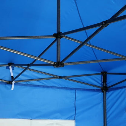 COBIZI 10x10 Pop Up Canopy with 4 Sidewall,Heavy Duty Canopy UPF 50+ All Season Wind Waterproof Commercial Outdoor Wedding Party Tents for Parties Canopy Gazebo with Roller Bag (10 x 10 ft Black)