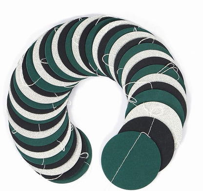 Black-Green Silver Party-Decorations Garland Streamers - 52Ft Graduation 2025 Hanging Paper Banner, Soccer Party Supplies Men Boys Birthday Spring Summer Jungle Theme Decor Backdrop Bunting Panduola