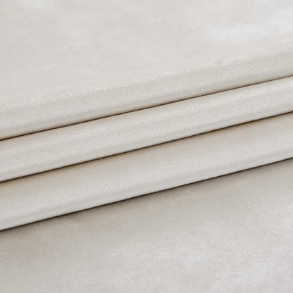 PRIMROSE Cream Ivory Curtains 63 inch for Living Room,2 Panels Drapes Blackout Rod Pocket Back Tab Window Treatment Room Darkening Thick Decorative Curtains for Bedroom